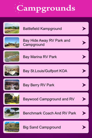 Mississippi Campgrounds Guide screenshot 2