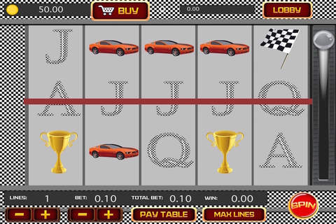 Racing  Legends Hill Climb Slots Machine Classics Pro screenshot 2