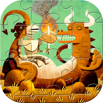 Angry Dragons Pro: Puzzle Battle Conquest - Dragon Photo Puzzler LOGO-APP點子