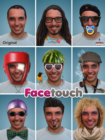 Facetouch HD Pro - Create funny and cool Booth pics на iPad