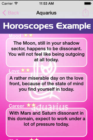 Daily horoscopes and tarot screenshot 3