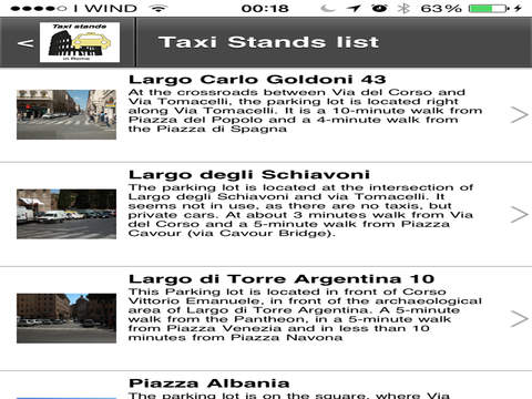 【免費旅遊App】Taxi Stands in Rome-APP點子