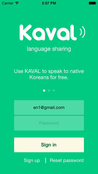 Kaval - language exchange