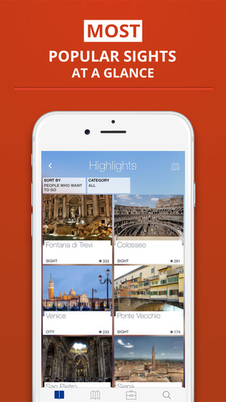 【免費旅遊App】Italy - your travel guide with offline maps from tripwolf (guide for sights, tours and hotels in Rome, Venice, Florence and much more)-APP點子