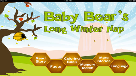 Free Baby Bears Long Winter Nap