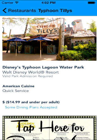 Disney World Restaurant Guide screenshot 3