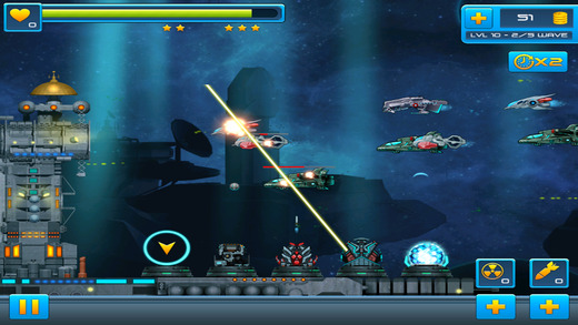 【免費遊戲App】Sci-Fi Space Defense : Alien war game-APP點子