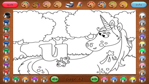 【免費遊戲App】Coloring Book 24: Animal ABCs-APP點子