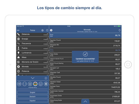 iUnit 2 for iPad - Unit and Currency Converter screenshot 3
