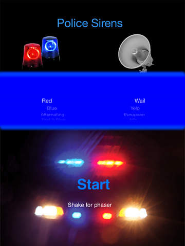 Police Sirens for iPad