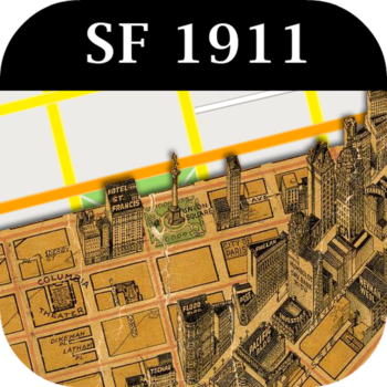 1911 San Francisco Map Lost City LOGO-APP點子