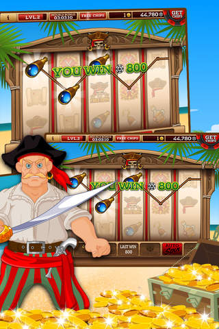 Blue Water Slots!  -Golden Moon Island Casino- Amazing 5 reel machines! screenshot 3