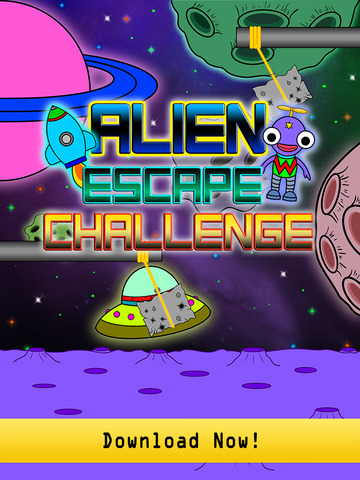 【免費遊戲App】Alien Escape Challenge-APP點子