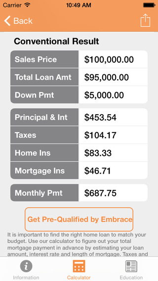 【免費財經App】Embrace Mortgage Calculator-APP點子