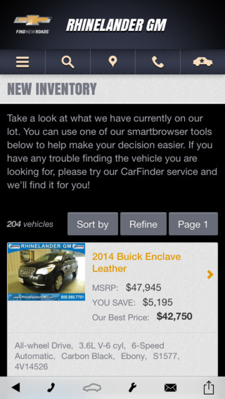 【免費商業App】Rhinelander GM Dealer App-APP點子