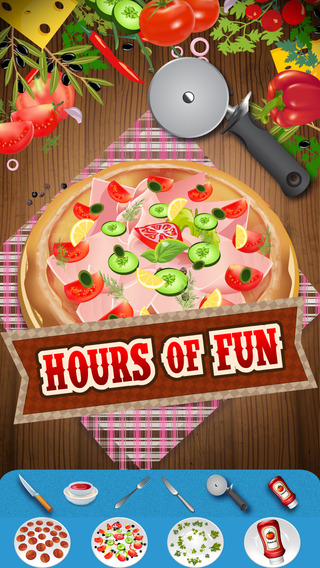 【免費遊戲App】My Virtual Pizza Diner Maker Game Pro - The Kitchen Club Dress Up Edition - Advert Free Edition-APP點子