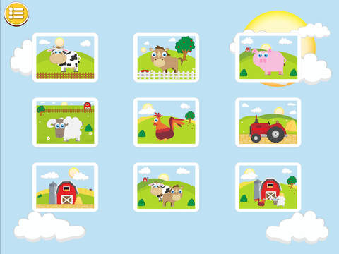 【免費遊戲App】Farmyard Animal Puzzles-APP點子