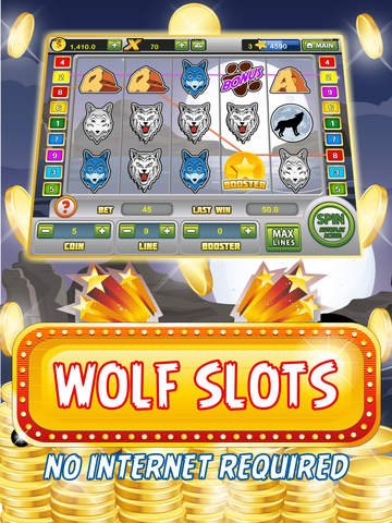 Sun Wolf Casino Slots HD - The Lucky Run of Buffalo Moon through the Wild West