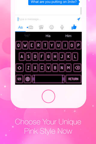 PinkKey: colorful pink predictive keyboard with autocorrect, autocomplete and prediction screenshot 4