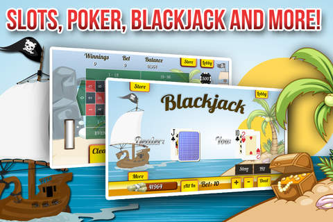 Aargh Pirates Of The Casino with Slots, Blackjack, Poker and Bingo! screenshot 2