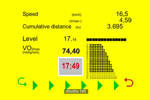 Multi Stage 20m-Shuttle Run Tests screenshot 4
