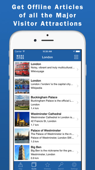 London Travel Guide Offline Map