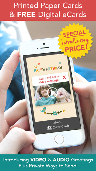 【免費生活App】CleverCards Birthday & Greeting eCards for Facebook-APP點子