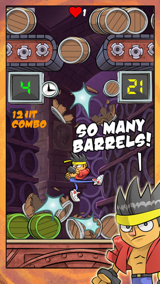 【免費遊戲App】Barrel Buster Lite-APP點子