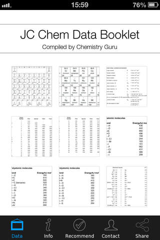 JC Chem Data Booklet screenshot 3