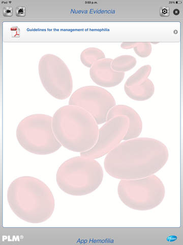 Hemofilia PLM Colombia for iPad screenshot 3