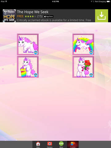 Magic Little Pony Unicorn Photo Frames for Girls FREE screenshot 3