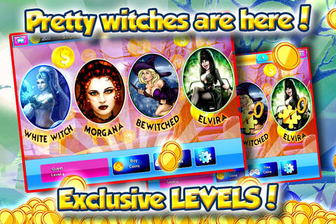 AAA Aadorable Pretty Witches - Roulette, Slots & Blackjack! Jewery, Gold & Coin$! screenshot 2