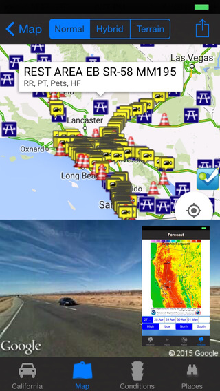 【免費旅遊App】California Road Conditions and Traffic Cameras - Travel & Transit & NOAA-APP點子