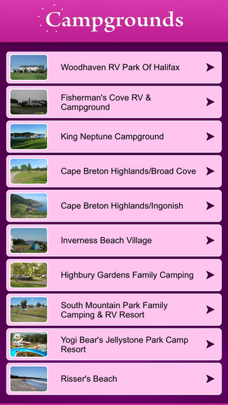 【免費旅遊App】Nova Scotia Campgrounds and RV Parks-APP點子