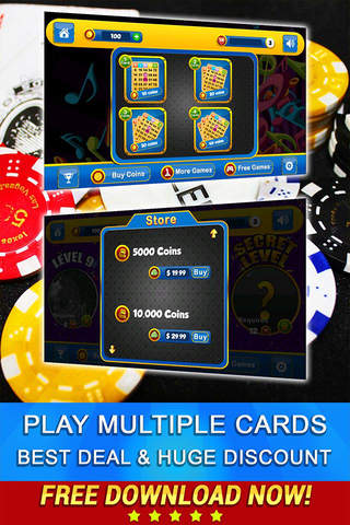 Bingo 5 PRO - Play Online Casino and Number Card Game for FREE ! screenshot 3