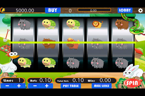 Animal Safari Slot Machine - Win Big Jackpots with Farm Animal Slots Game and Get Animal Slots Party Bonus screenshot 3