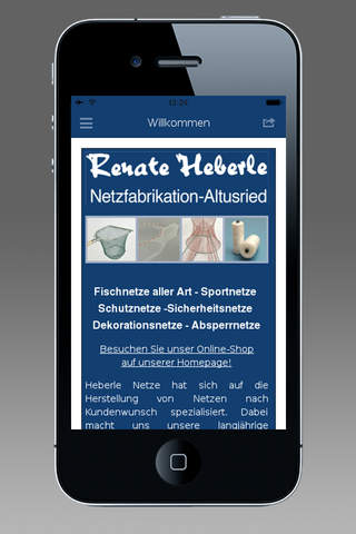 Heberle Netzfabrikation screenshot 2
