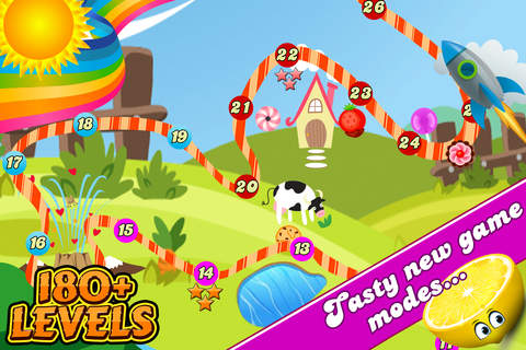 Farm Blast Candy Mania - Race to Match 3 Farm Candies Puzzle for Kids and Family screenshot 2