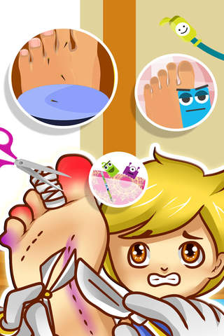 Nails Doctor and Hospital Nurses Games screenshot 2