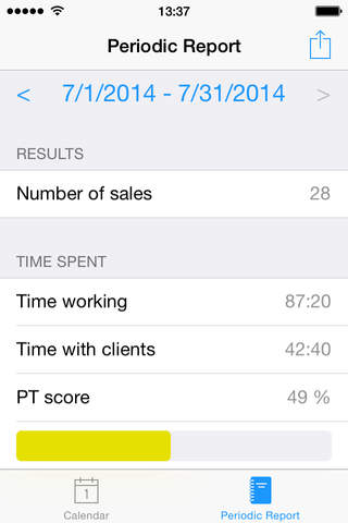 Personal Trainer Worksheet - Time Tracking for Professional PTs screenshot 3