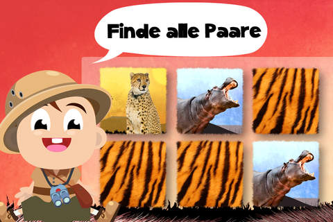Baby Tommy Wildlife Photo - Wildlife and Safari Animal puzzles screenshot 3