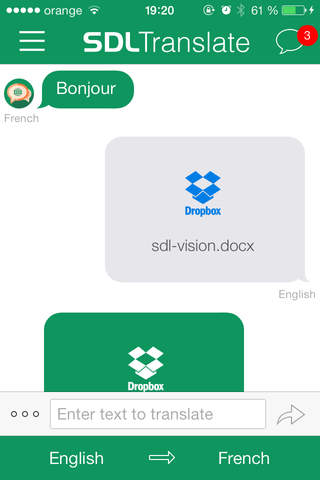 SDL Translate - Chat, Text, and Voice Translation screenshot 3