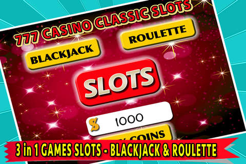 777 Casino Classic Slots FREE screenshot 2