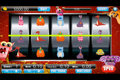 Funny Crazy Monster Slots - Win Big Jackpots with Lucky Monster Slots Game and Get Candy Monster Slots Bonus screenshot 2
