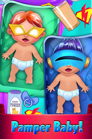 My New-Born Baby Super-Hero - mommys fun & pregnancy kids care game free screenshot 3