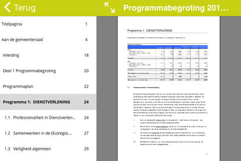 Begroting Eijsden-Margraten screenshot 2