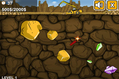 Catch the Gold Miner Fun Game screenshot 2