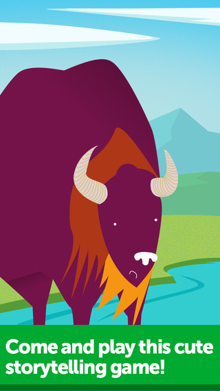 Cartoon Story for Preschool Kids: Interactive Buffalo Adventure Education Book - Learn abc of phonic