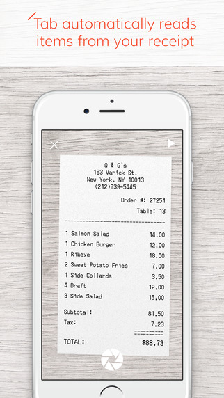 Tab - The simple way to split a bill