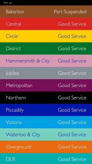 免費下載旅遊APP|Visual Tube Status - London app開箱文|APP開箱王